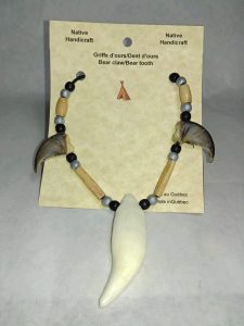 Real BEAR CLAW necklace